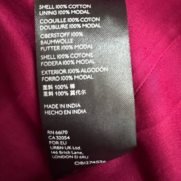 NWT‎ Anthropologie Viola Tiered Button Front Maxi Dress in Plum Size Medium - Picture 13 of 13